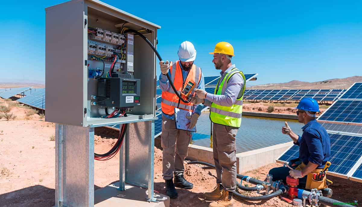 Bombas de pozo con energía solar